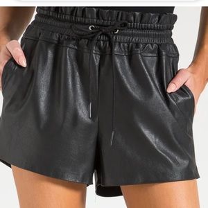 n:Philanthropy Emma Vegan Leather Shorts.    Women’s Size Medium